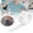 Clear, variant on 100pcs Removable Adhesive Dots, Double Sided Glue Points for Hanging Balloons Wall Decals Photos Crafts