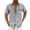 Gray, variant on Aayomet Hawaiian Shirt Mens Fashion Casual Cotton And Linen Buckle Pocket Stitching Plaid Short Button Up Shirt Men White,M