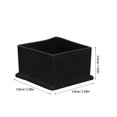 thumbnail image 2 of 12 fundas para patas de muebles de 5 cm de PVC cuadradas, protectores de suelo para patas de silla, almohadillas antideslizantes para patas de mesa, para suelos de madera, color negro., 2 of 8