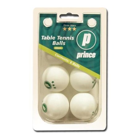 UPC 719981667613 product image for Prince PB3S 40 mm. White 3 Star Balls, Resalable 6 Pack | upcitemdb.com