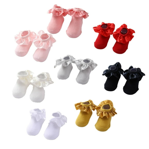 AUQ 8Pair Kids Socks,Cotton Girl Socks,Toddler Boy Socks,Style1