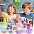 thumbnail image 3 of UUSUOO Galaxy Slime Kit,DIY Slime Making Kit with Glitter, Glow in The Dark Powder & Lots of Fun Add Ins,Slime Kits for Girls,Stress Relief Toys,Birthday Gifts for Girls Boys 6 7 8 9 10 11 12, 3 of 8
