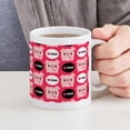 thumbnail image 6 of CafePress - Kawaii I Love Pigs Mug - 11 oz Ceramic Mug - Novelty Coffee Tea Cup, 6 of 6