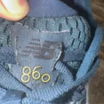 thumbnail image 2 of New Balance Mens Shoes Size 8 2E Blue Running Sneakers 860 V10 M860A10 Two ??, 2 of 6