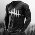 thumbnail image 4 of Camiseta holgada de cuello redondo vintage para hombre, jerséis para hombre, tops sociales, ropa divertida a granel, talla XL, S, sudaderas 2024 de alta calidad, 4 of 4