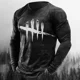 thumbnail image 3 of Sudaderas con capucha de manga larga con estampado de hip hop para hombre, sudaderas coreanas de otoño, camisetas originales de alta marca en oferta con elasticidad para primavera para hombre, 3 of 5