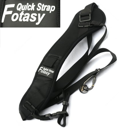 Fotasy Ergo Quick Rapid Single Shoulder Sling Black Belt Strap for DSLR Digital