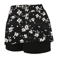 thumbnail image 3 of DeHolifer Skorts for Women with Pockets Summer Hight Waisted Athletic Shorts Casual Golf Tennis Skirts Trendy Running Skort Black S, 3 of 4