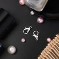 thumbnail image 4 of HONMEET Alloy Lobster Claw Clasps Silver for DIY Jewelry Making 100Pcs, 4 of 6