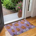 thumbnail image 2 of Purple Halloween Pumpkins with Boo Door Rugs,Washable Non Slip Door Mats Indoor,Decorative Door Mats,Entry Mat Indoor for Entrance,Bedroom,Kitchen,Bathroom,17"x30", 2 of 6