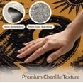 thumbnail image 6 of ODIKA 3'x5' Washable Accent Rug Brown Celestial Wilderness Enchantment Detailed Astrological Symbols and Nature Motifs for Bedside, Nursery Room, Pet Friendly & Non-Shedding, 6 of 7