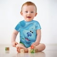 thumbnail image 3 of Blue'S Clues Baby Boy Girl Short Sleeve Romper Clothing Set Print Cartoon Baby Summer One Piece Jumpsuit, 3 of 8