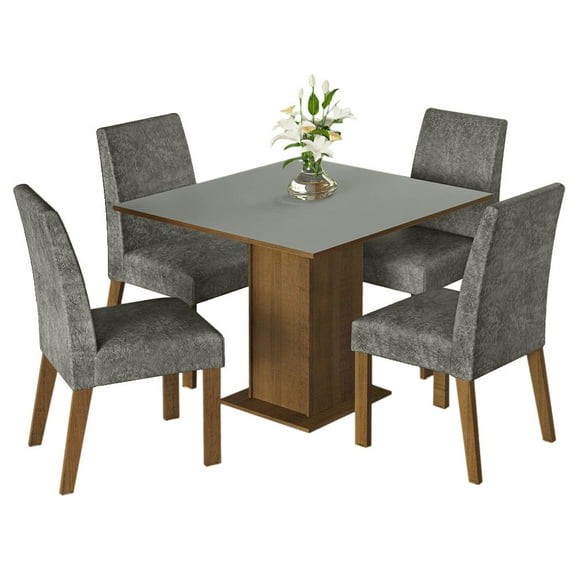 Juego de Comedor Madesa Karina con Mesa y 4 Sillas