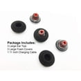 thumbnail image 3 of AvimaBasics Voyager 5200 Ear Tips and Charging Cable - 3 Pcs Premium Replacement Earbuds Eartips Eargels & Foams Set for Plantronics Voyager 5200 5220 Wireless Bluetooth Headsets, 3 of 6