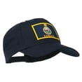 thumbnail image 5 of Middle State Kansas Embroidered Patch Cap - Navy OSFM, 5 of 5