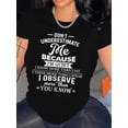 thumbnail image 1 of Camiseta de manga corta con cuello redondo y estampado de letras, top informal de primavera y verano para mujer, camiseta deportiva de ocio., 1 of 6