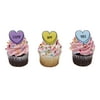 Valentin'es Day Candy Hearts Cupcakes