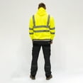 thumbnail image 3 of Timco - Hi-Visibility Sweatshirt with Hood - Yellow (Size XXXX Large - 1 Each), 3 of 5