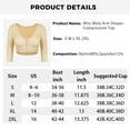 thumbnail image 6 of MISS MOLY 2 Pack Arm Shaper for Women Post Surgery Compression Shapewear 3/4 Sleeves Slimming Arm Faja Arm Lipo Garments, 6 of 6
