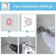 thumbnail image 3 of wall hook, towel hook for bathroom, kitchen, door, wardrobe & closet, 5 packs, brass (black), 3 of 5