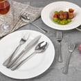 thumbnail image 4 of 40 Piece Silverware Set with Drawer Organizer for 8, Heavy Duty Stainless Steel Flatware Cutlery Set, Fork Spoon Knife Set with Kitchen Essentials Organizer, Rust-proof, Dishwasher Safe, 4 of 7