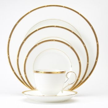 Noritake Wood - Rochelle Gold 10-1/2-inch Dinner Plate, Rochelle Gold 10-1/2-inch Dinner Plate By Noritake
