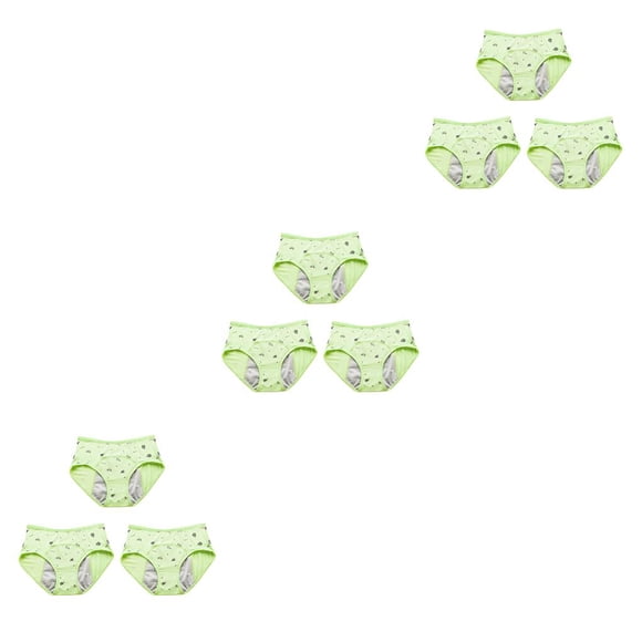 Minnieouse Bragas de período de dibujos animados para niñas, ropa interior menstrual, calzoncillos, lencería, calzoncillos a prueba de fugas, Type7 NO7