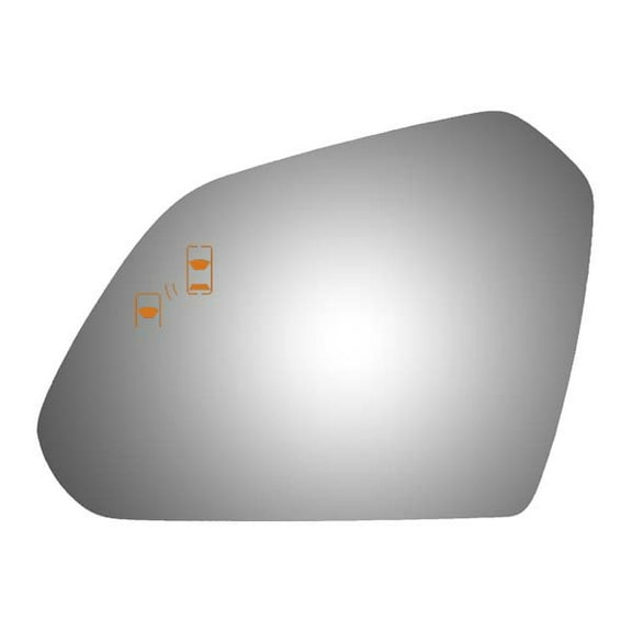 Burco Side View Mirror Replacement Glass - Clear Glass - 4714BC