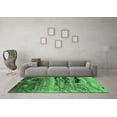 thumbnail image 3 of Ahgly Company Indoor Rectangle Oriental Emerald Green Industrial Area Rugs, 2' x 3', 3 of 4