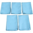 thumbnail image 1 of ZOUSSIQI Musical Instrument Cleaning Cloth, Microfiber Musical Instruments Polishing Cloth for Guitar Bass Violin Piano Clarinet Trumpet Sax Universal(Blue) CA919-60433, 1 of 9