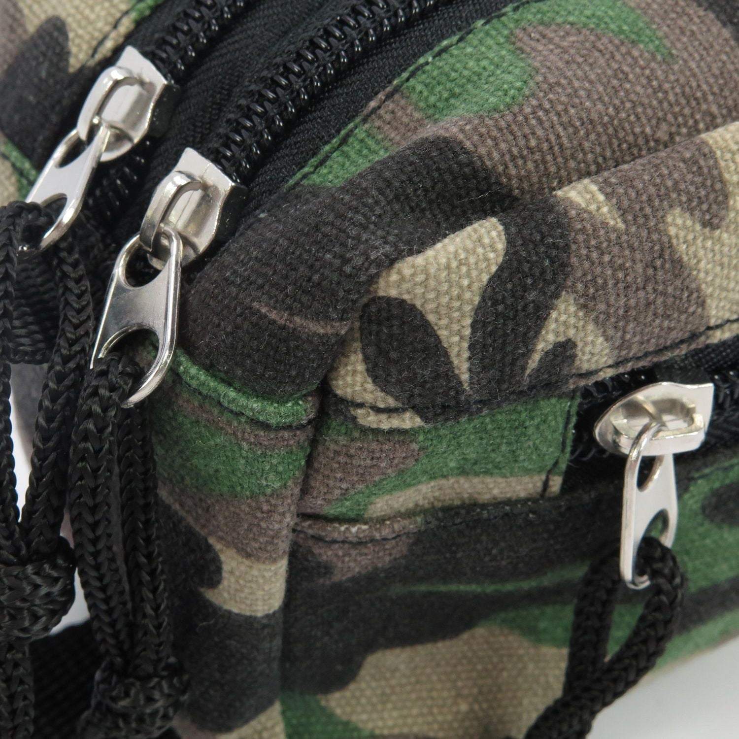 PEN+GEAR 3 ZIPPER COMPARTMENTS PENCIL CASE, GREEN CAMO