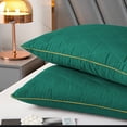 thumbnail image 2 of Ywuzuh Hotel Pillows Queen Size Hotel Quality, Gusseted Pillow for Back, Stomach or Side Sleepers, 2 of 8