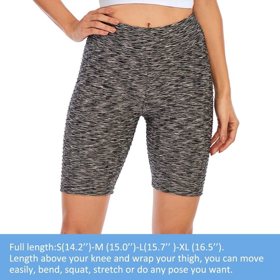 Seyurigaoka Female Sport Shorts, High Elastic Waist Short Pants Sweatpants