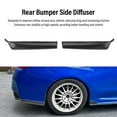 thumbnail image 4 of Rear Bumper Diffuser, 2 Pcs Rear Bumper Side Diffuser Left Right Lightweight Easy Install Replacement for Impreza  STI VA 2015 to 2021, 4 of 7