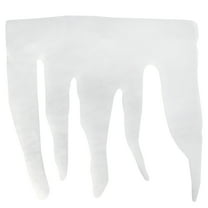 Northlight 7' White Artificial Christmas Craft Icicle Snow Fringe