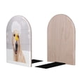 thumbnail image 2 of Hirioo The Dog Is Sitting In A Bubble Bath for Bookends Decorative Bookends for Shelves for Home or Office, Non-Slip Base, 2 of 8