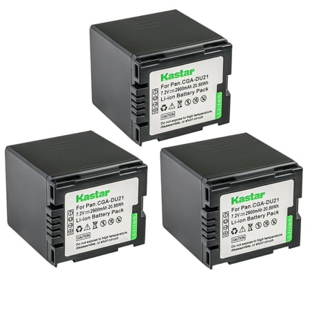 Kastar 3-Pack DZ-BP21 Battery Replacement for Hitachi DZ-GX3200 DZ-GX3300 DZ-GX5300 DZ-GX5000A DZ-GX5020 DZ-HS300 DZ-HS300A DZ-HS300E DZ-HS301E DZ-HS301SW DZ-HS303 DZ-HS303A Camera