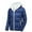 Blue, variant on WREESH Mens Hooded Zipper Jacket Cotton Quilted Heavy Coats Windproof Winter Warm Coat with Pockets Gray
