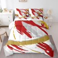 thumbnail image 1 of YST Gradient Abstract Vintage Bedding Comforter Set, Full Size 7pcs, Ombre Graffiti Bed in a Bag, 1 of 4
