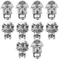 thumbnail image 1 of 10 piezas de trenzas para el cabello, joyas antiguas para el cabello, puños para el cabello, accesorios para el cabello, 1 of 7