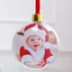 thumbnail image 2 of Bola de foto transparente navideña Personalizar colgante de bola navideña Bola de cinco estrellas Decoraciones colgantes para árbol de Navidad DIY, 2 of 5