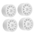 thumbnail image 3 of 4x Neumáticos de cubo de rueda de coche de carreras Accesorios compatibles Pieza de repuesto Llantas de rueda RC profesionales para 1/10 MB01 M05 Tjxx, 3 of 10