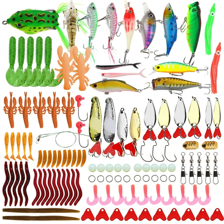 Fishing Lures for Bass Trout, Lifelike Multi Jointed Swimbaits Fishing  Accessories Slow Sinking Swimming, Freshwater Saltwater Bass Lifelike Fishing  Lures Kit (Pack of 1) : Sports & Outdoors