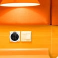 thumbnail image 4 of Small Wall Outlet Electric Space Heater, Non Burning Cordless Mini Plug In Air Heater EU Plug 110-240V  For Dorm White, 4 of 8