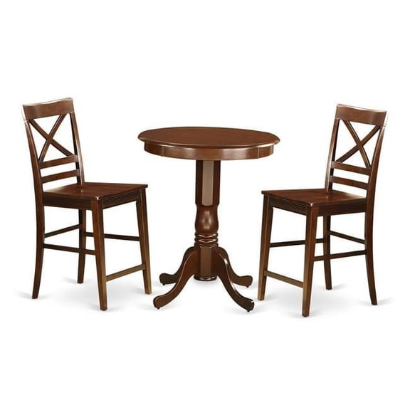 Counter Height Dining Pub Table & 2 Chair, Eden