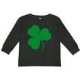 thumbnail image 3 of Inktastic Irish Green Shamrock Boys or Girls Long Sleeve Toddler T-Shirt, 3 of 5