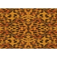 thumbnail image 1 of Ahgly Company Indoor Rectangle Patterned Neon Orange Area Rugs, 3' x 5', 1 of 6