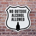 thumbnail image 4 of Mom's Relaxation Station (2 Pack) 18 inch X 18 inch Shield Shaped Commercial Grade Plastic Signs Weather Resistant Made in the USA, 4 of 6