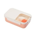thumbnail image 2 of Lunch Box School Portable Compartments Microwave Sealing Storage Student Travel Worker Food Container with Spoon Leak-proof Locking Organizer Pink, 2 of 9