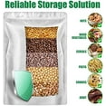 thumbnail image 6 of 120 Mylar Bags with Oxygen Absorbers – 9 Mil, 1 Gallon to 1 Pint, Zipper Resealable + Labels – Food Storage – Home Decor, Kitchen, & Other, 6 of 7